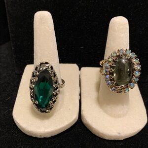 Two Gorgeous Vintage Rings. Both Adjustable